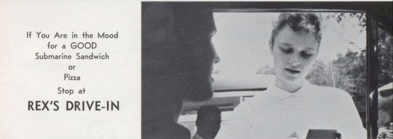 Rexs Drive-In (Rays Drive-In, Pizza Johns) - 1961 Dowagiac High School Yearbook (newer photo)